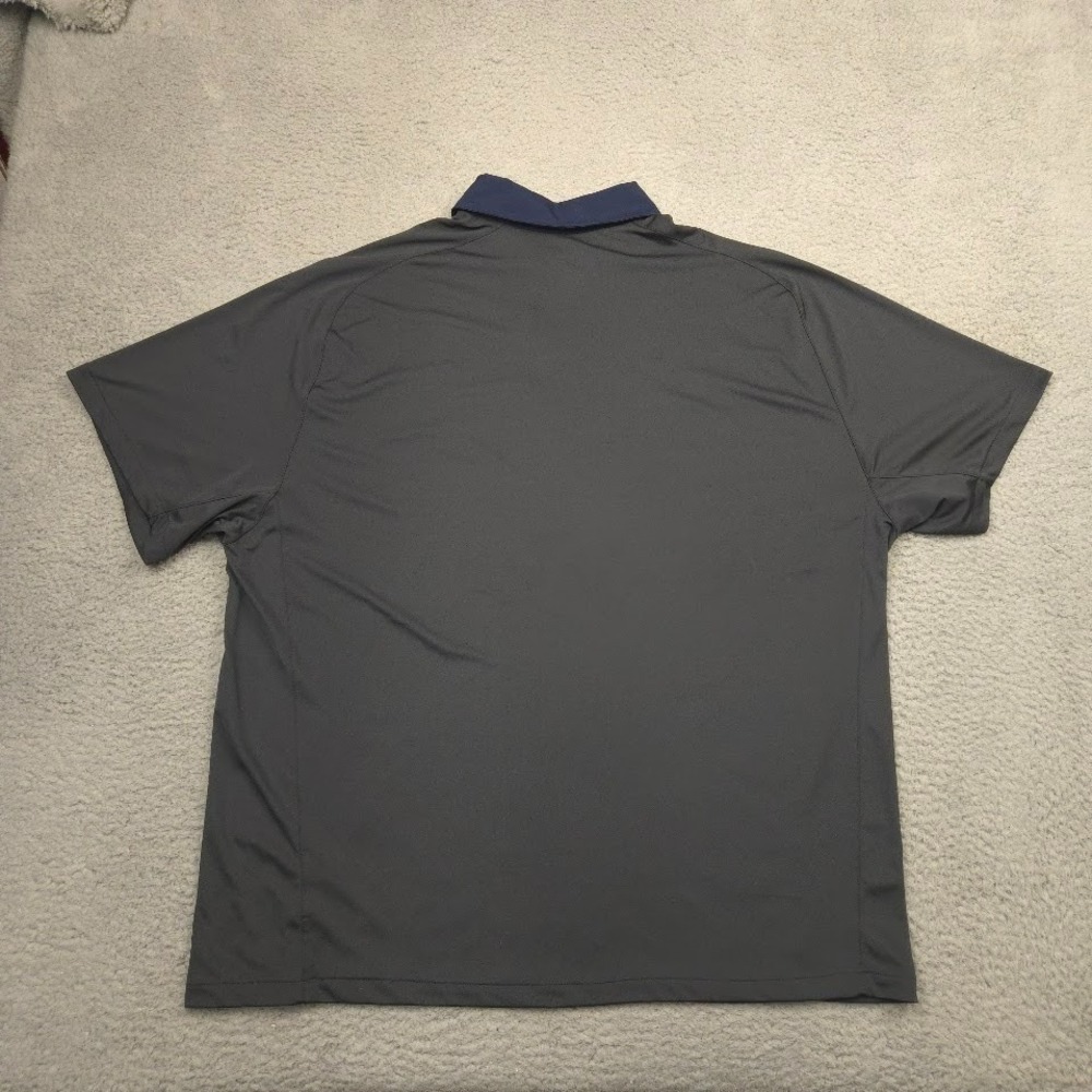 Nike Golf Polo Mens XXL Gray Dri-FIT Short Sleeve Shirt Penn State - Picture 2 of 12